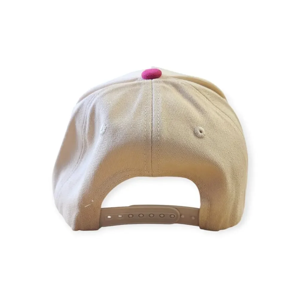 Just A Girl Who Loves Jesus Pink Snapback Structured Baseball Cap Hat NEW